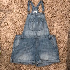 Old Navy XL Short Overalls